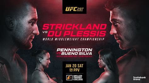 ufc 297 fight card and schedule